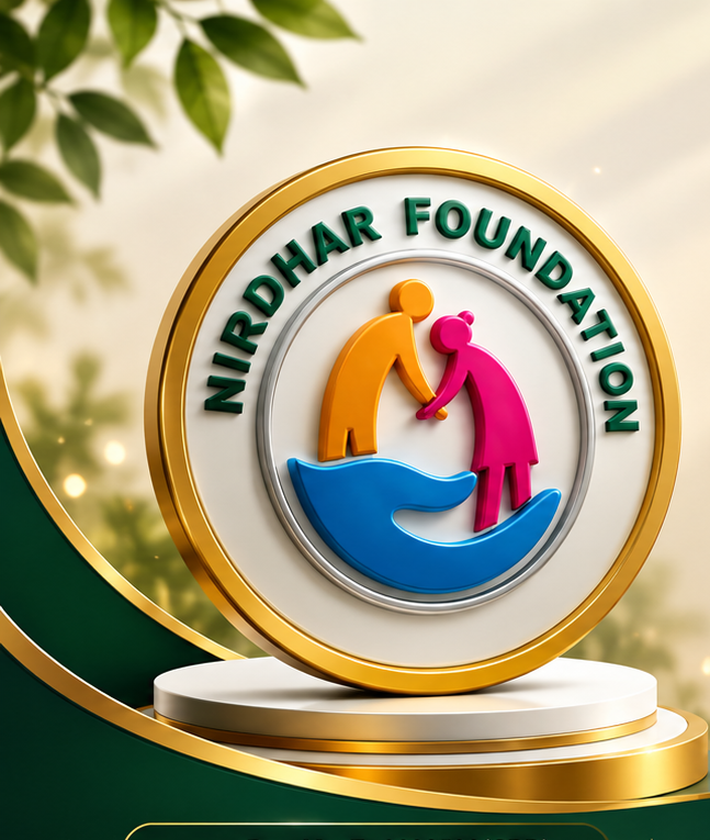 Nirdhar Foundation volunteers working with the community